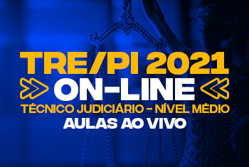 TRE/PI 2021 - TÉCNICO JUDICIÁRIO - NÍVEL MÉDIO - ON-LINE
