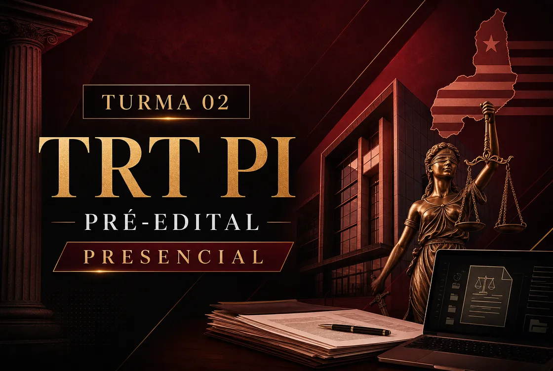 PROJETO TRT PI – PRÉ EDITAL PRESENCIAL