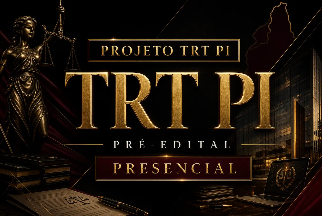 PROJETO TRT PI – PRÉ EDITAL PRESENCIAL