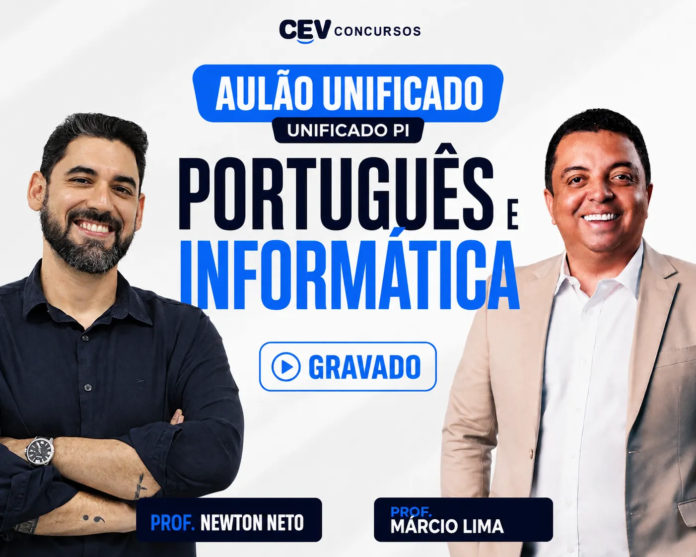 AULÃO UNIFICADO PI – PORTUGUÊS E INFORMÁTICA - GRAVADO