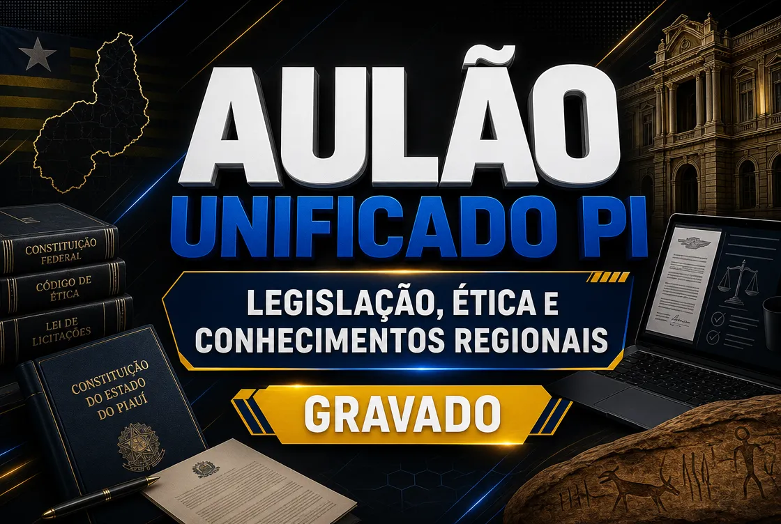 AULÃO UNIFICADO PI – LEG. E ÉTICA E CONHECIMENTOS REGIONAIS - GRAVADO