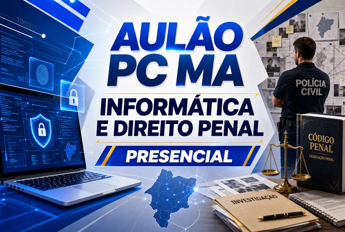 AULÃO PC MA: INFORMÁTICA E DIREITO PENAL - PRESENCIAL