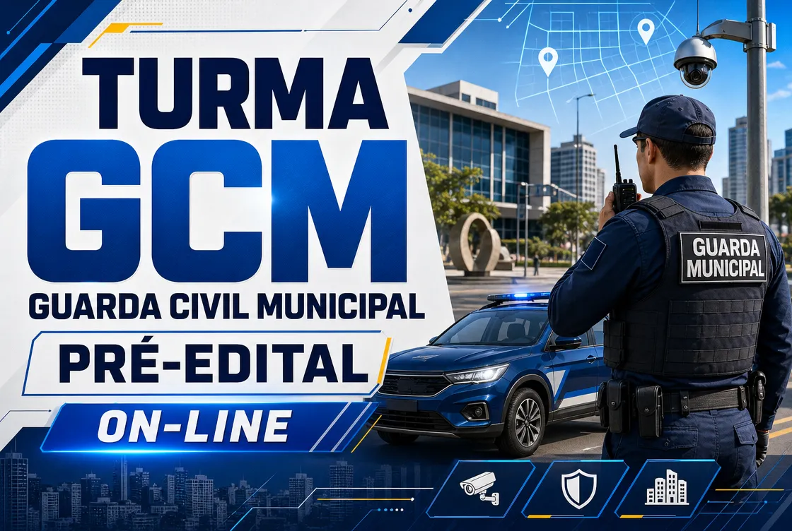 TURMA GCM – PRÉ EDITAL - ONLINE