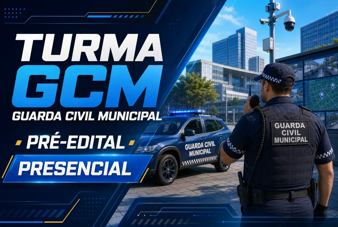 TURMA GCM – PRÉ EDITAL - PRESENCIAL